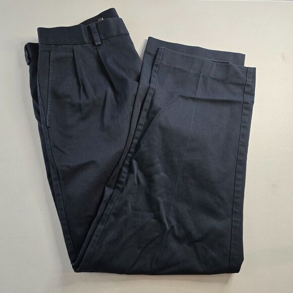 Nordstrom Chino Pants Men's 34 x 34 *** Dk Blue Straight Smartcare Wrinkle Free - Picture 9 of 16